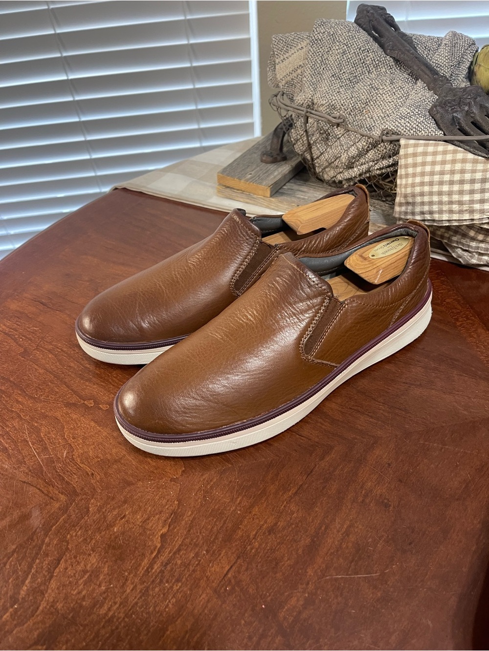 Johnston & Murphy XC4 Foust Leather Slip On Loafers Men’s